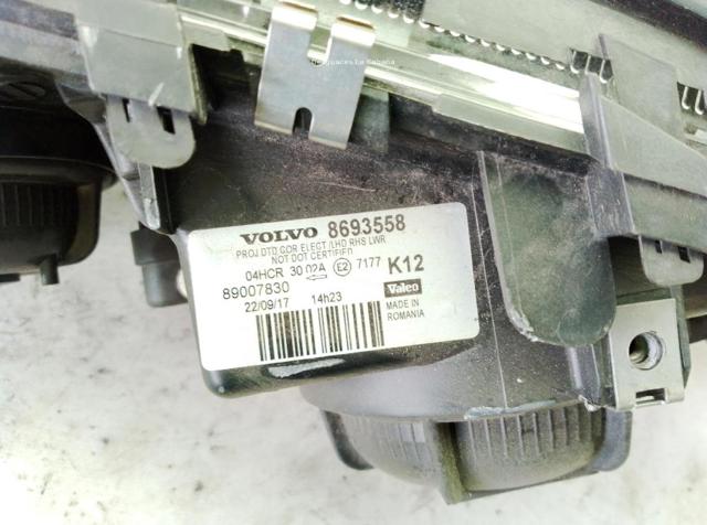 8693558 VOLVO Фара правая купить в Кривой Рог