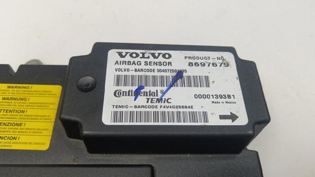 VOLVO 8697679 Модуль-процессор управления подушкой безопасности (ЭБУ AIRBAG) в наличии Кривой Рог