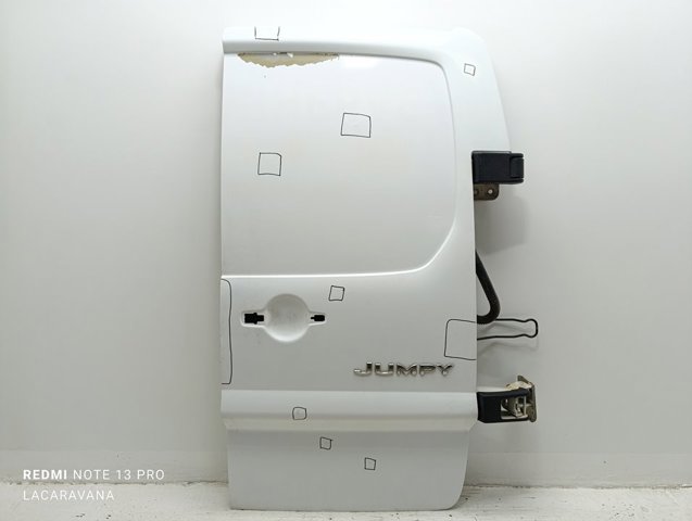 Porta batente traseira direita de furgão 8703A3 Peugeot/Citroen