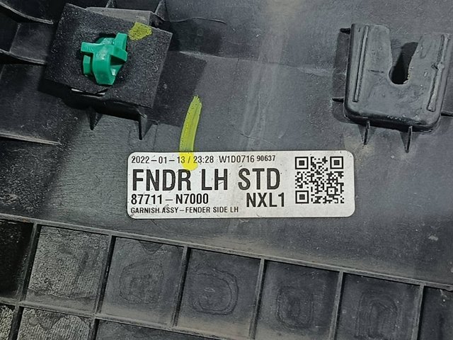 87711N7000 HYUNDAI Расширитель (накладка) арки переднего крыла левый купить в Черкассы