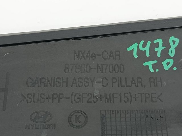 87860N7000 Стекло кузова (багажного отсека) правое купить Львов