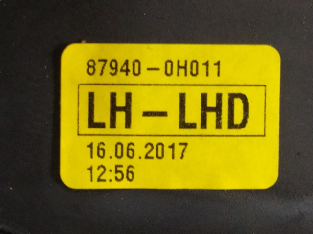 879400H011 TOYOTA Зеркало заднего вида левое купить в Каменское
