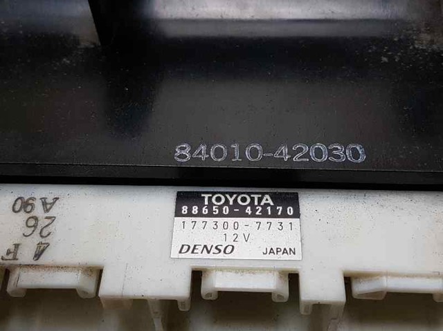 TOYOTA 8865042170 Блок управления кондиционером в наличии Украина