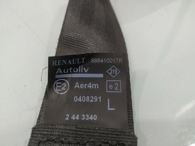 RENAULT 888410017R Ремень безопасности задний левый в наличии Тернополь