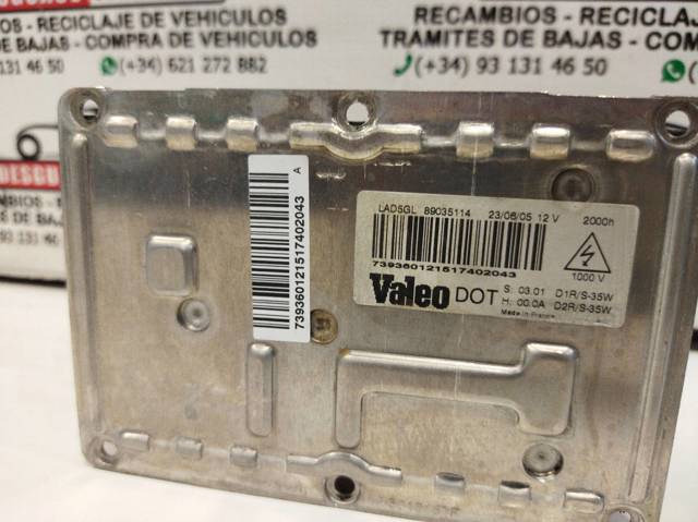 89035114 RENAULT Ксенон, блок управления купить в Кривой Рог