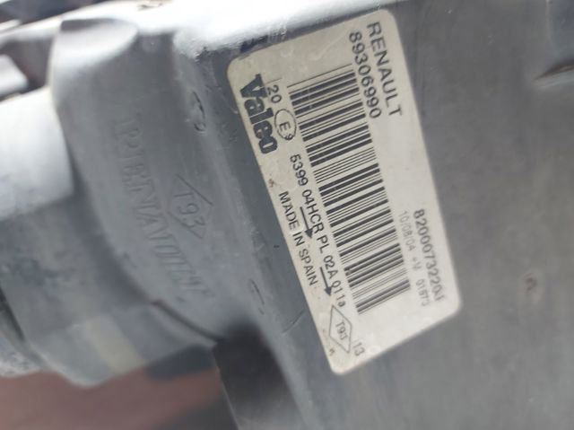RENAULT 89306990 Левая фара в наличии Житомир