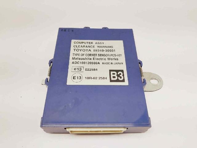 8934030031 TOYOTA Модуль управления (ЭБУ) парктроником купить в Украина