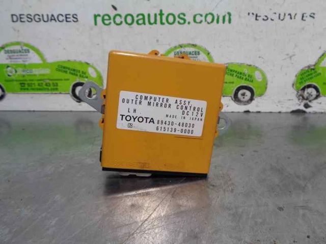 Unidade de controlo dos espelhos de retrovisão, na porta 8943048030 Toyota