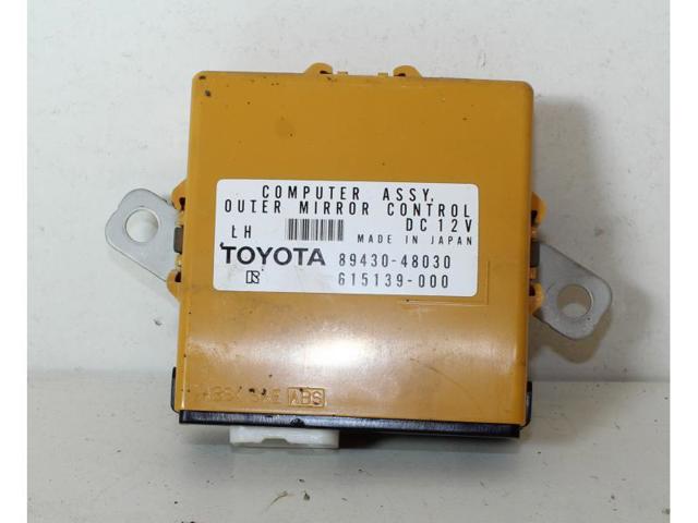 Unidade de controlo dos espelhos de retrovisão, na porta 8943048030 Toyota