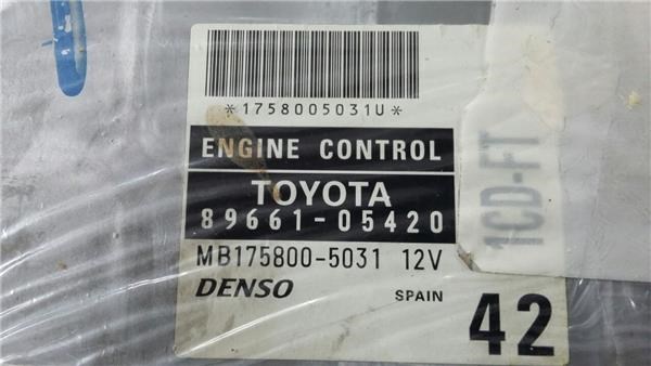 8966105420 TOYOTA Блок управления двигателем купить в Ровно