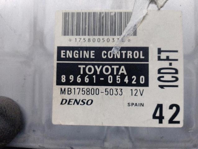 8966105420 TOYOTA Модуль управления (ЭБУ) двигателем купить в Кривой Рог