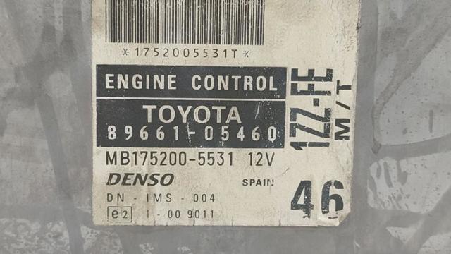 8966105460 TOYOTA Блок управления двигателем купить в Каменское