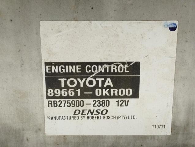 TOYOTA 896610KR00 Блок управления двигателем в наличии Винница