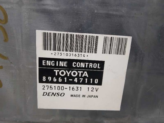 8966147110 TOYOTA Модуль управления (ЭБУ) двигателем купить в Каменское