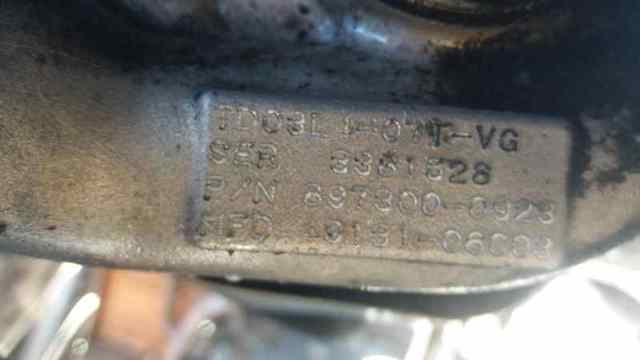 turbocompresor para opel meriva 1.7 cdti z 17 dth | 8973000923