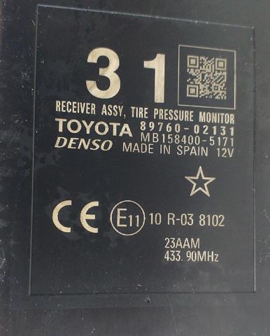 TOYOTA 8976002131 в наличии Каменское