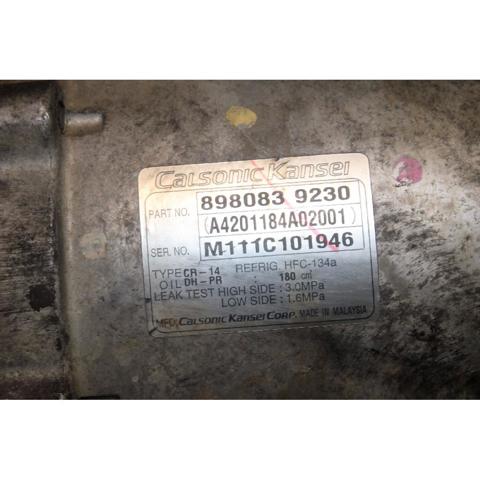 ISUZU 8980839230 Компрессор кондиционера в наличии Тернополь