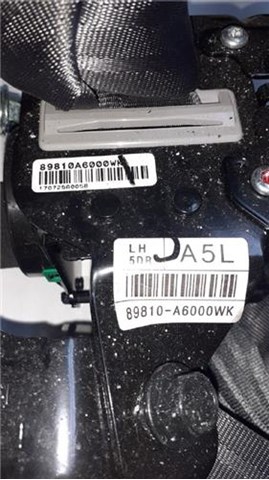 89810A6000WK HYUNDAI Ремень безопасности задний левый купить в Чернигов