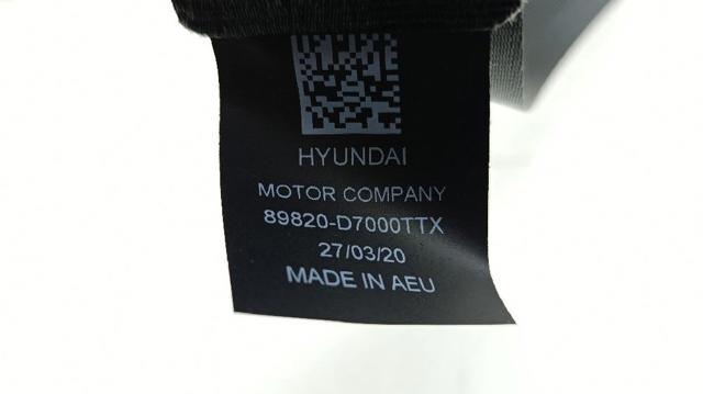 89820D7000TTX Ремень безопасности задний правый купить Запорожье