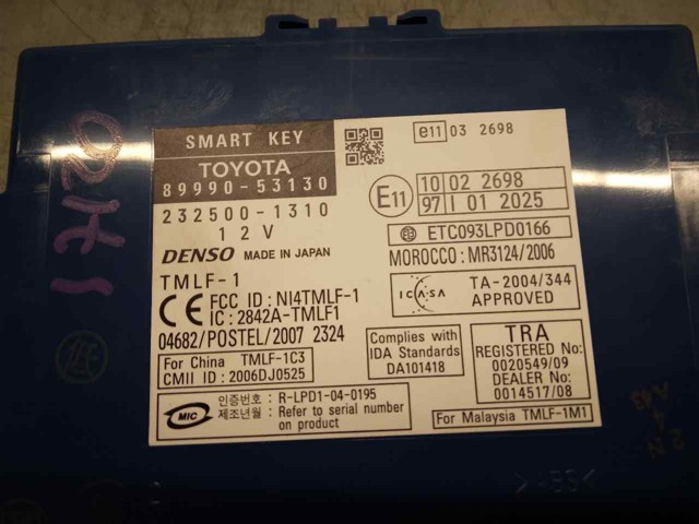 TOYOTA 8999053130 в наличии Хмельницкий