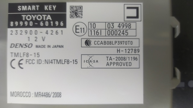 TOYOTA 8999060196 в наличии Киев