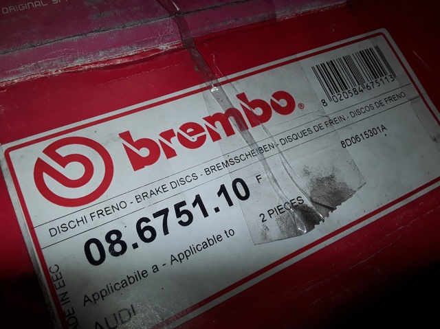 VAG 8D0615301A Диск тормозной передний в наличии Винница