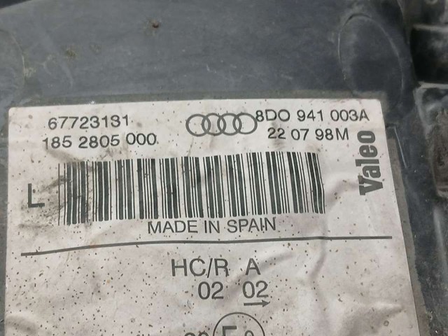 VAG 8D0941003A Левая фара в наличии Львов