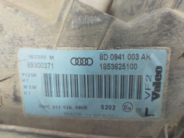 VAG 8D0941003AK Фара левая в наличии Кривой Рог