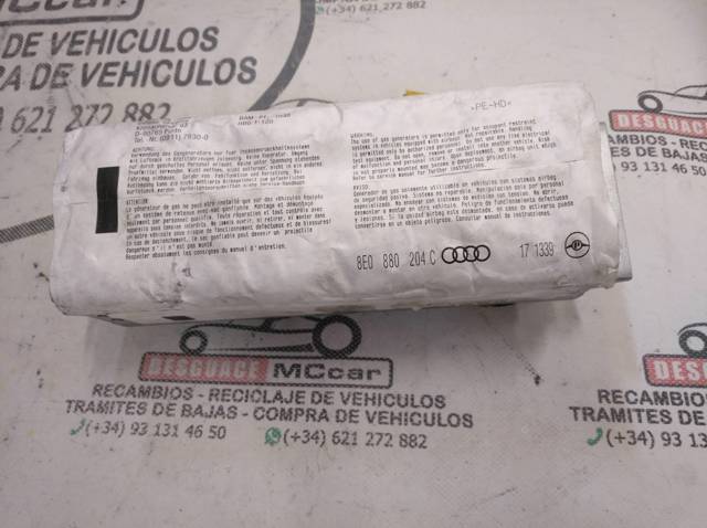 8E0880204C VAG Подушка безопасности (AIRBAG) пассажирская купить в Днепр