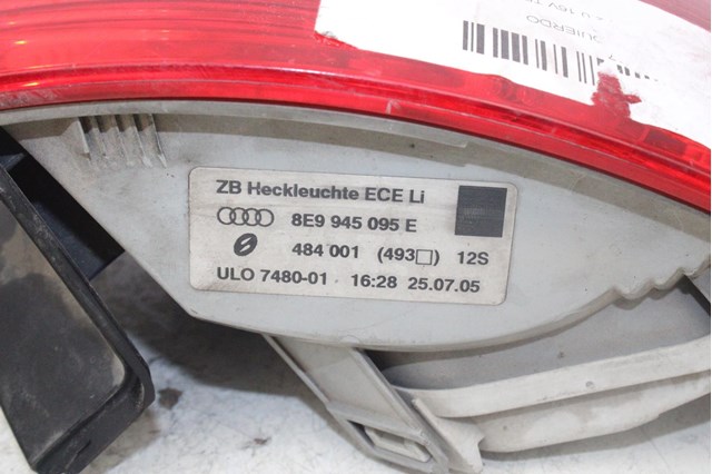 Luz traseira esquerda para Audi A4 Avant 1.9 TDI BKE 8E9945095E