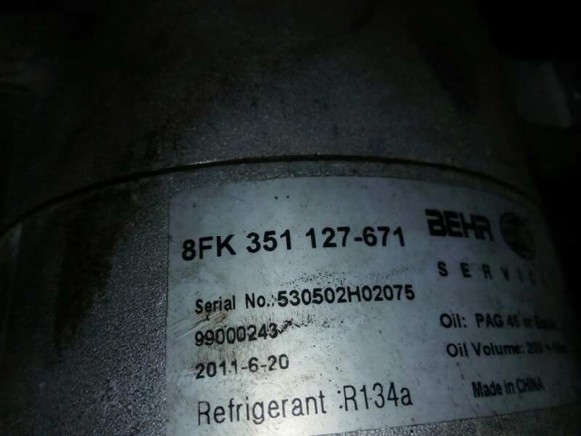 8FK351127671 VAG Компрессор кондиционера купить в Каменское