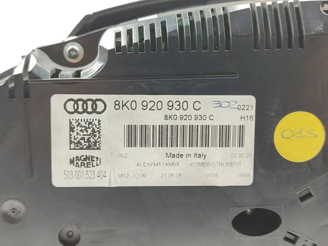 VAG 8K0920930C Приборная доска (щиток приборов) в наличии Николаев