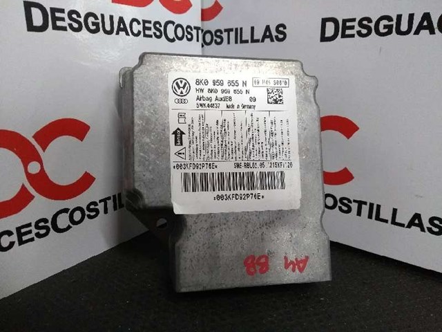 8K0959655N VAG Модуль-процессор управления подушкой безопасности (ЭБУ AIRBAG) купить в Сумы