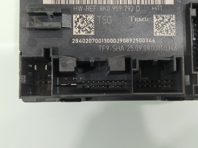 8K0959792D VAG Блок комфорта передней двери купить в Ирпень