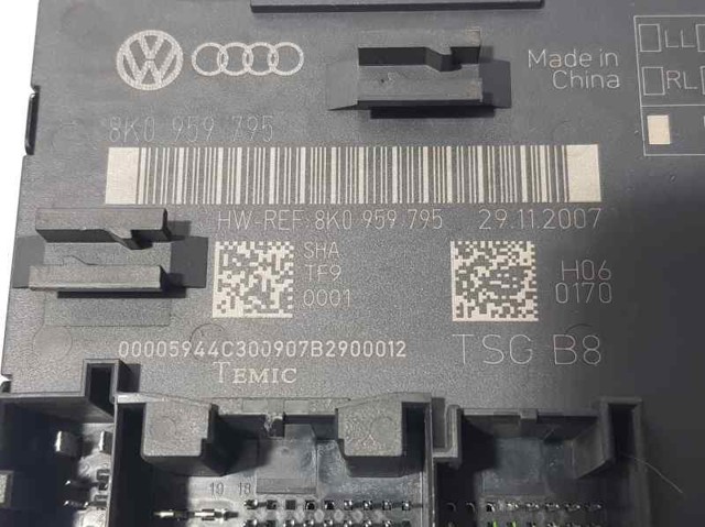 VAG 8K0959795 Блок комфорта задней двери в наличии Николаев
