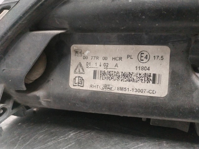 FORD 8M5113007CD Фара правая в наличии Чернигов