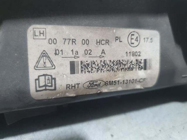 FORD 8M5113101CF Левая фара в наличии Тернополь