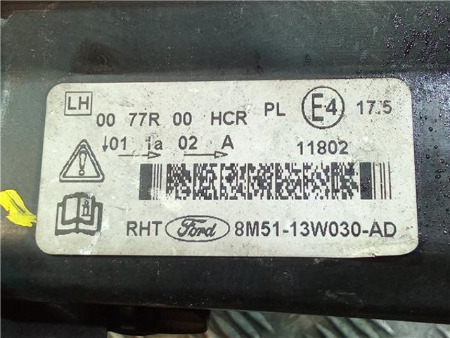 FORD 8M5113W030AD Левая фара в наличии Черновцы