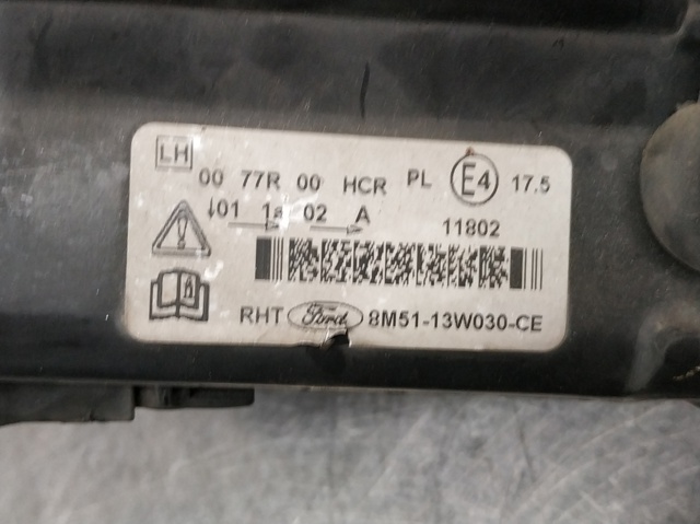 FORD 8M5113W030CE Левая фара в наличии Тернополь