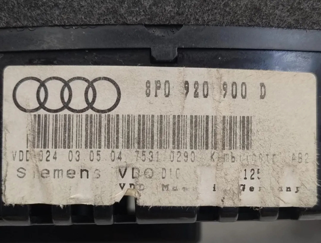 8P0920900D Панель приборов купить Львов