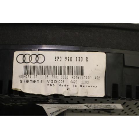 8P0920930R VAG Приборная доска (щиток приборов) купить в Ирпень