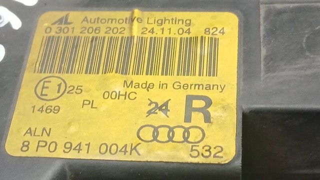 VAG 8P0941004K Фара правая в наличии Кривой Рог
