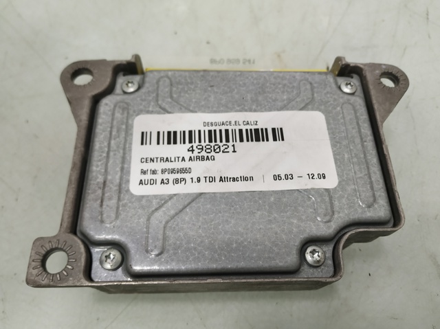 8P0959655D Модуль-процессор управления подушкой безопасности (ЭБУ AIRBAG) купить Харьков