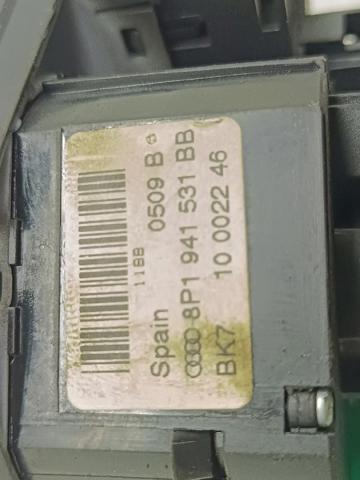 8P1941531BB VAG Переключатель света фар на "торпедо" купить в Павлоград