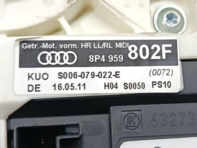 8P4959802F VAG Мотор стеклоподъемника двери задней правой купить в Павлоград