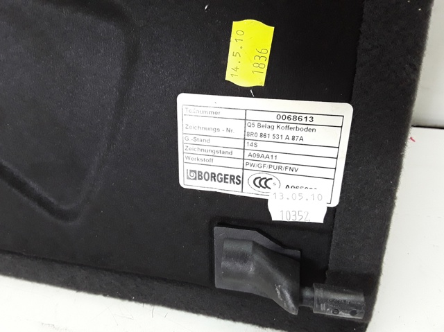 VAG 8R0861531A87A Облицовка багажного отсека нижняя в наличии Ровно