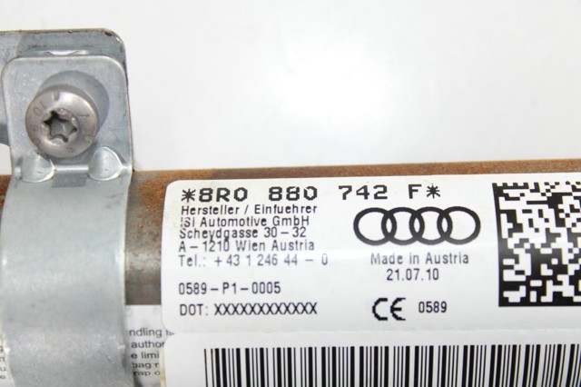 8R0880742F Подушка безопасности (AIRBAG) шторка боковая правая купить Одесса