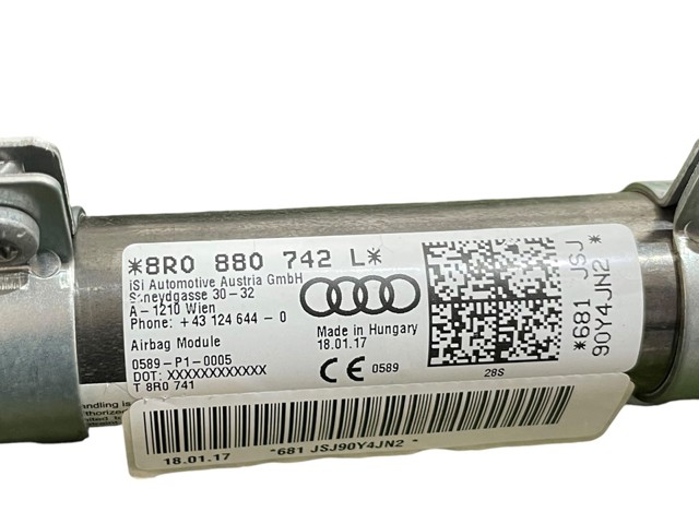 8R0880742L VAG Подушка безопасности (AIRBAG) шторка боковая правая купить в Чернигов