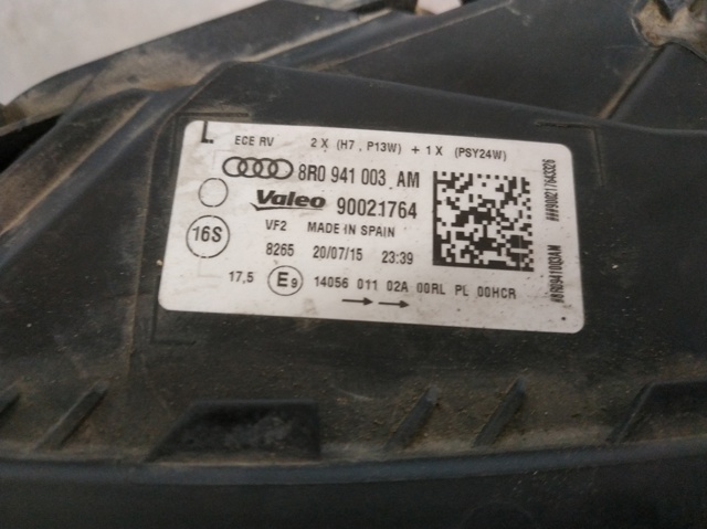 8R0941003AM Фара левая купить Одесса