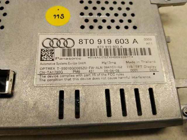 VAG 8T0057603G Дисплей многофункциональный в наличии Сумы